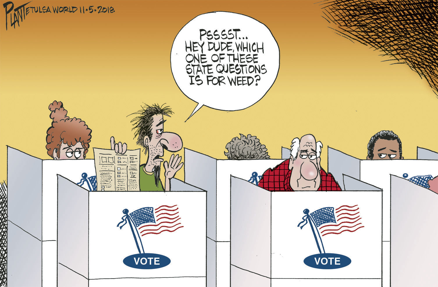 Bruce Plante Cartoon: Oklahoma State Questions
